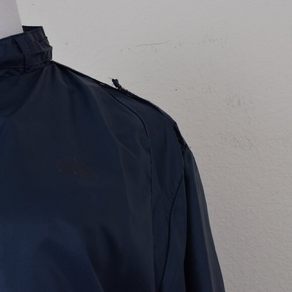 Vintage 70s Navy Nylon Windbreaker size L - Picture 7 of 12